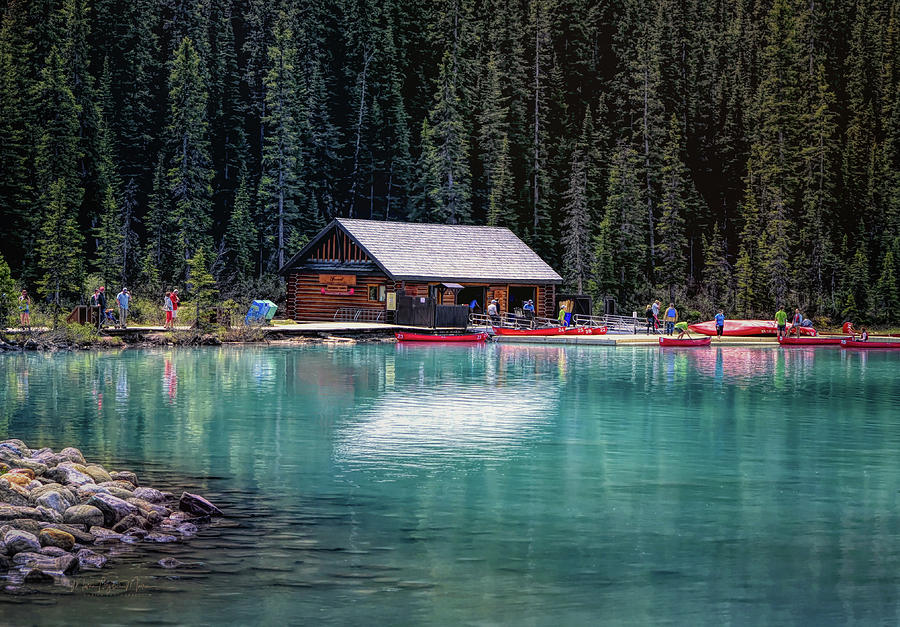 Lake Louise Turquoise Waters Photograph by Maria Angelica Maira