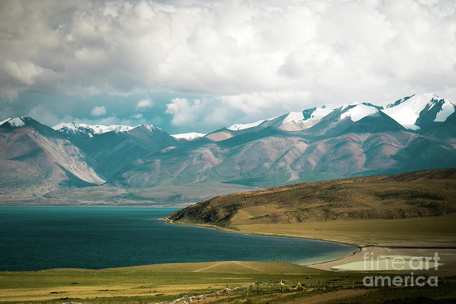 Lake Manasarovar Kailas Yantra.lv TIBET Photograph by Raimond Klavins