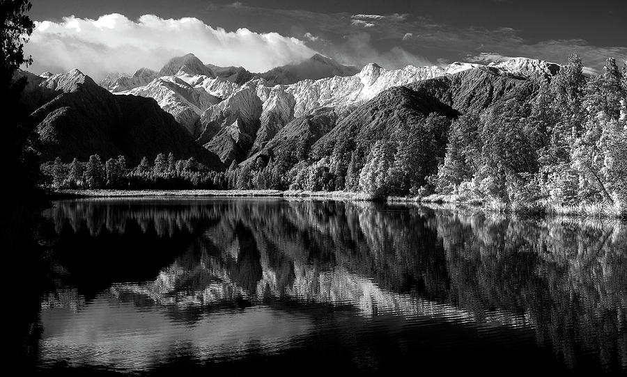 Lake Matheson Photograph by Andrew Dickman