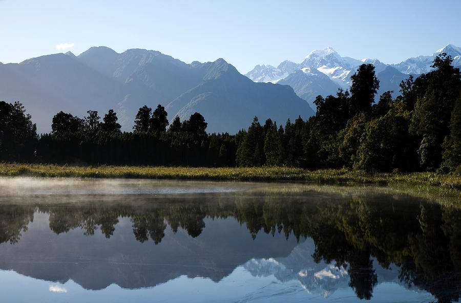 Nature Photograph - Lake Matheson New Zealand by Mark Duffy