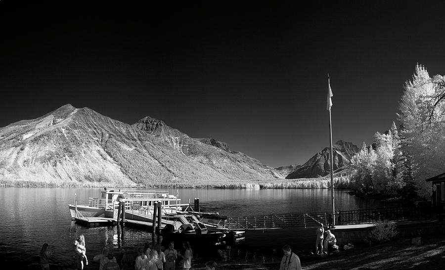 Lake McDonald Boat Dock 2 Photograph by Lee Santa