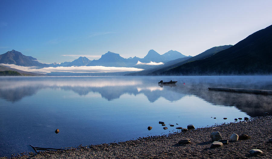 Glacier National Park Photograph - Lake McDonald Morning by Carolyn Derstine