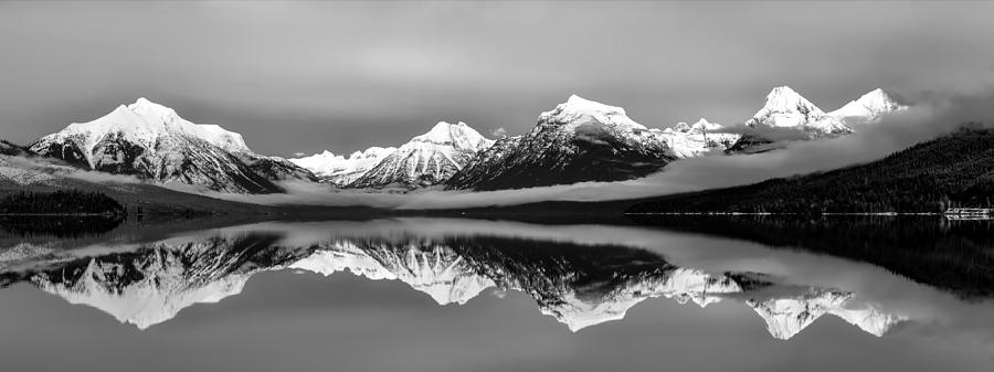 Glacier National Park Photograph - Lake McDonald Mountain Reflections by Mountain Dreams