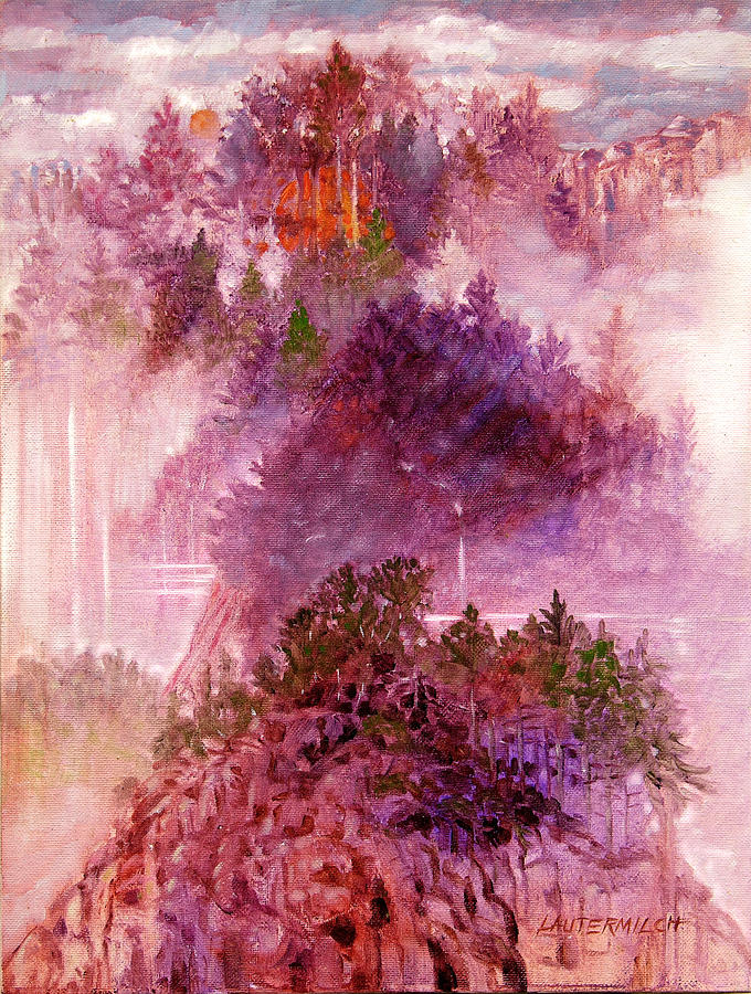 Landscape Painting - Lake Memories by John Lautermilch Landscape Painting - Lake Memories by John Lautermilch