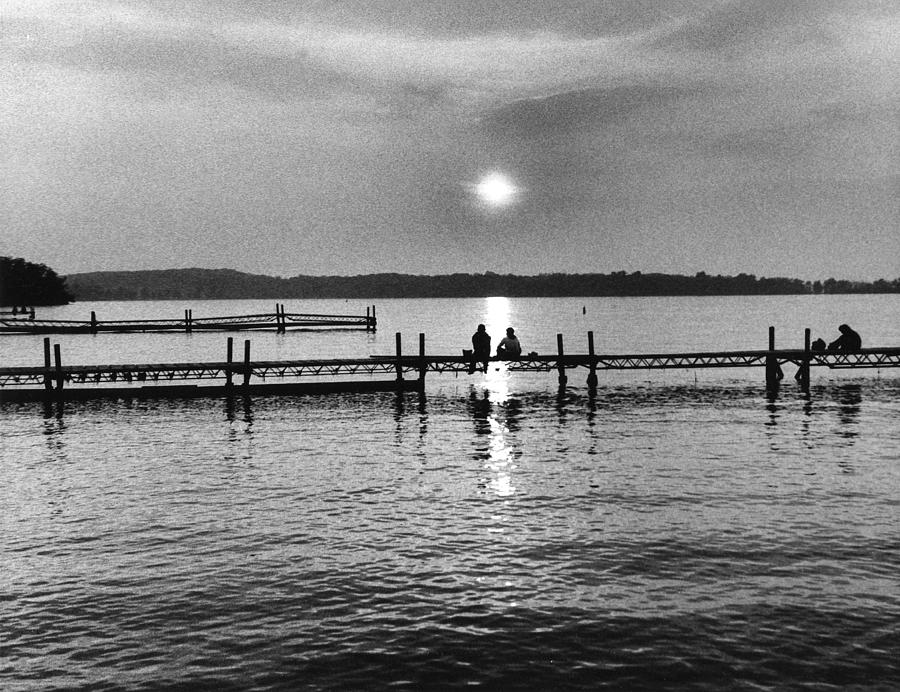Sunset Photograph - Lake Mendota in Madison by Arvind Garg