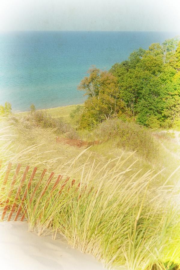 Lake Michigan Dune View Photograph