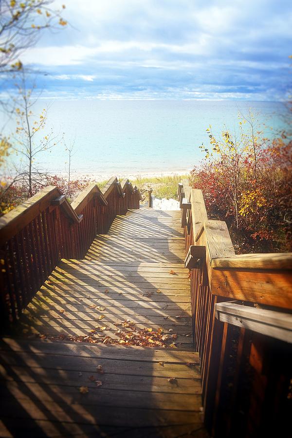 Lake Michigan Photograph - Lake Michigan in the North by Michelle Calkins
