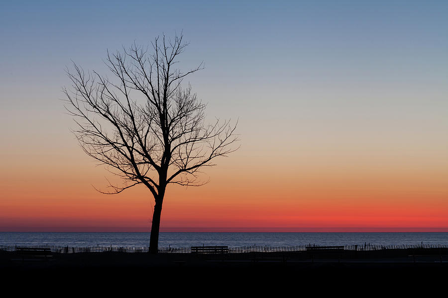 Lake Michigan Silhouette Photograph by Fran Riley