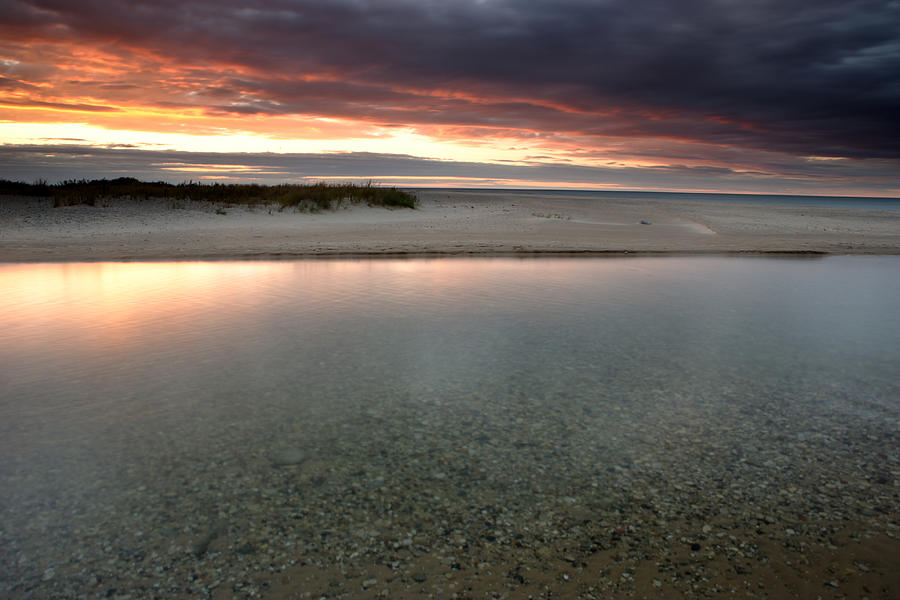 Lake Michigan Sunset Photograph by Eric Foltz