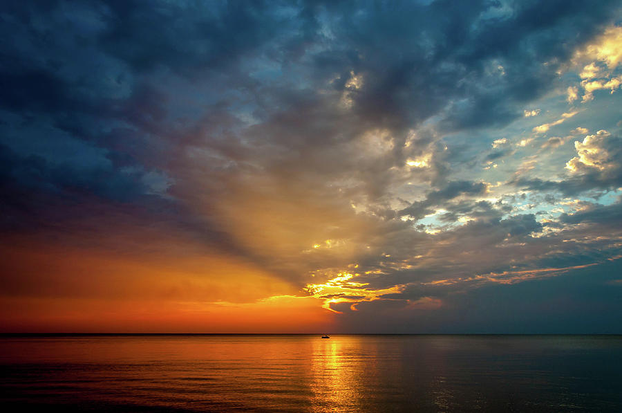 Lake Michigan Sunset Photograph by Matthew Chapman