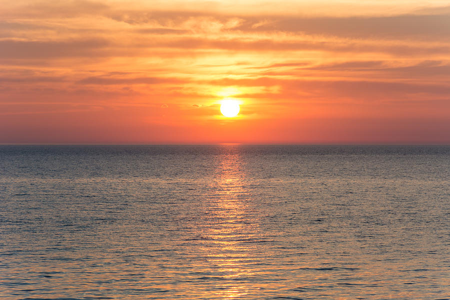 Lake Michigan Sunset  Photograph by Pravin  Sitaraman