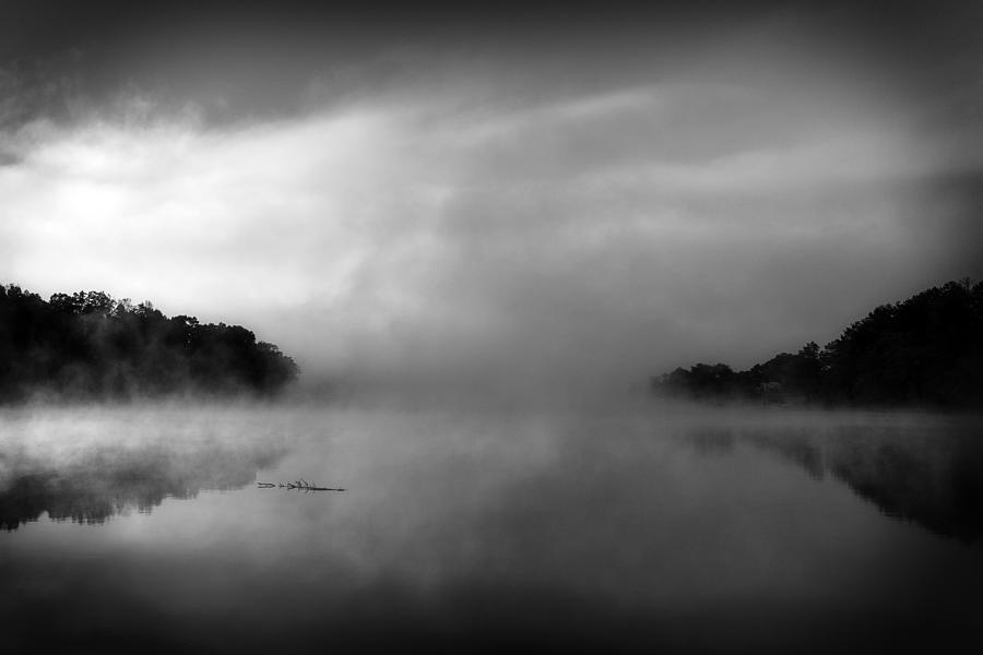 Lake Mist Photograph by Alan Raasch