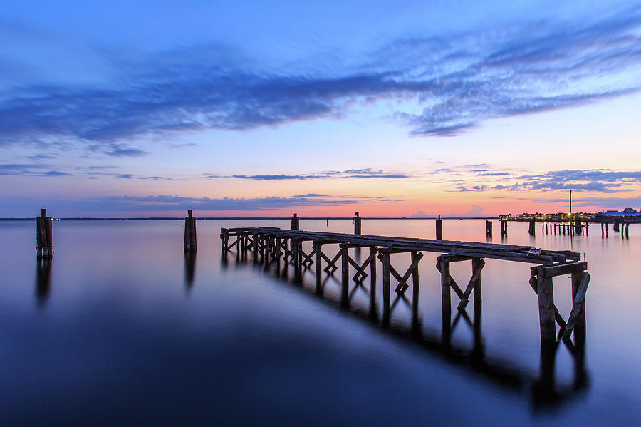 Lake Monroe at Twilight Photograph by Stefan Mazzola