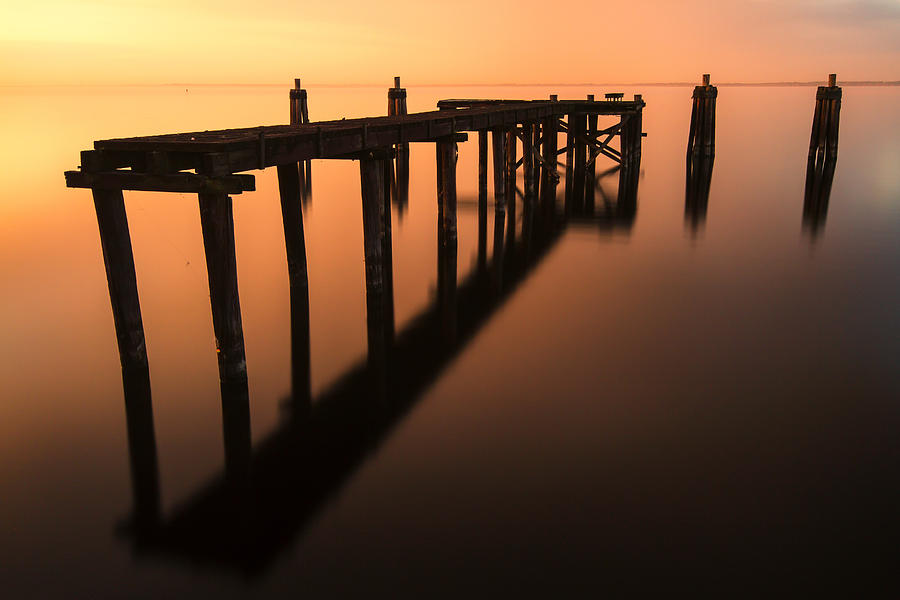 Lake Monroe Dock Photograph by Stefan Mazzola
