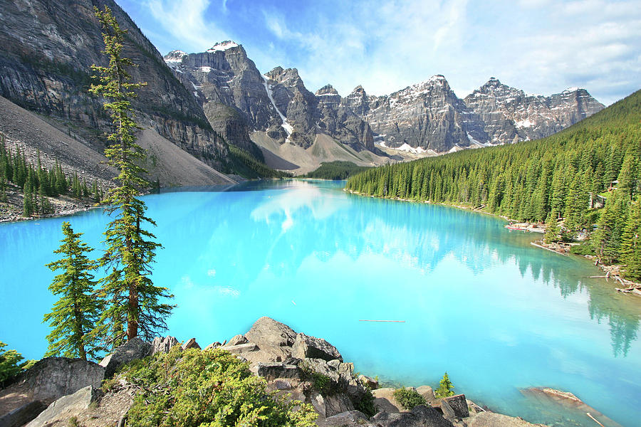 Lake Moraine In Summer Photograph by Kyla Black