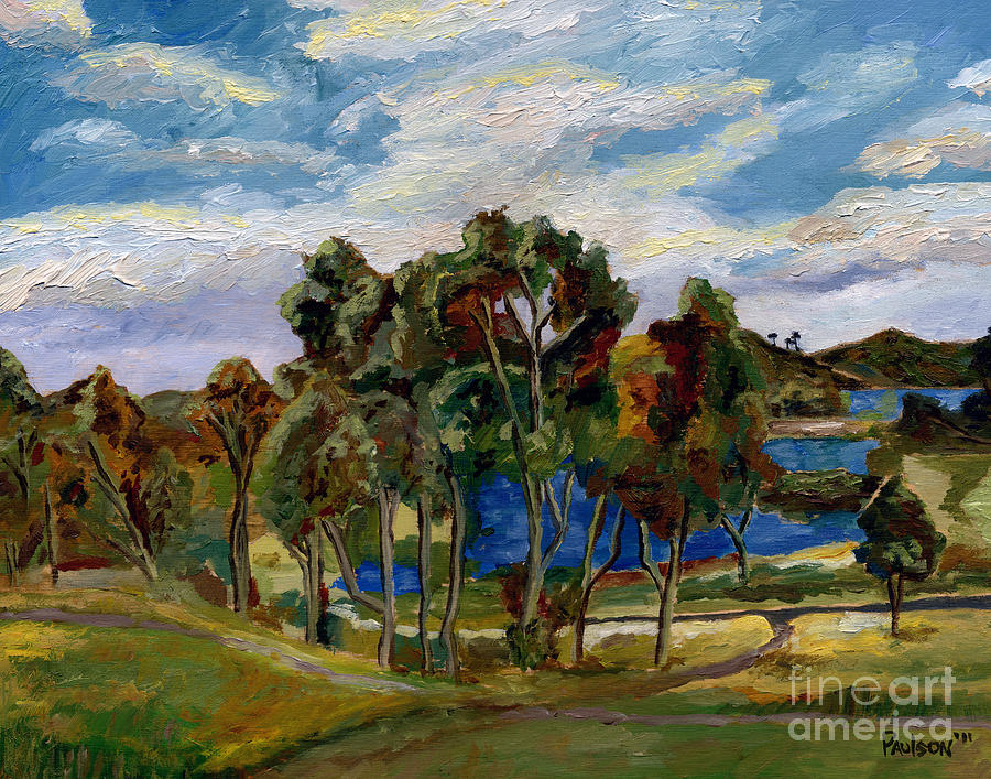 Tree Painting - Lake Murray by Robert Paulson
