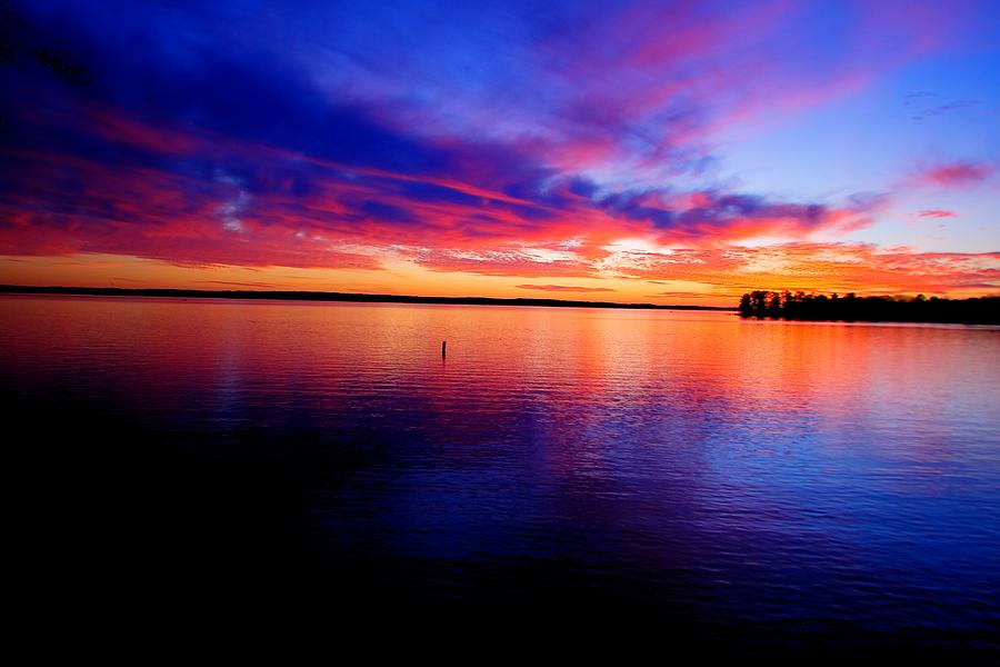 Lake Murray Sunset 21 Photograph by Joseph C Hinson
