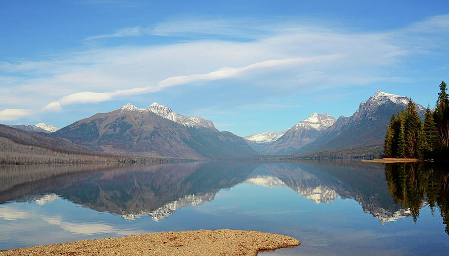 Lake McDonald- Sacred Dancing Photograph by Whispering Peaks Photography