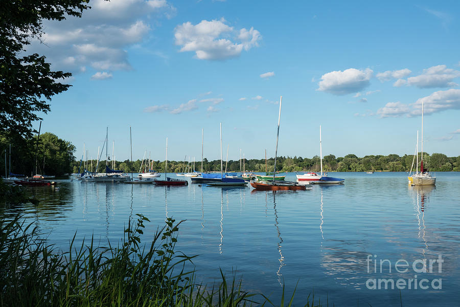 Summer Photograph - Lake Nokomis Minneapolis City of Lakes by Wayne Moran