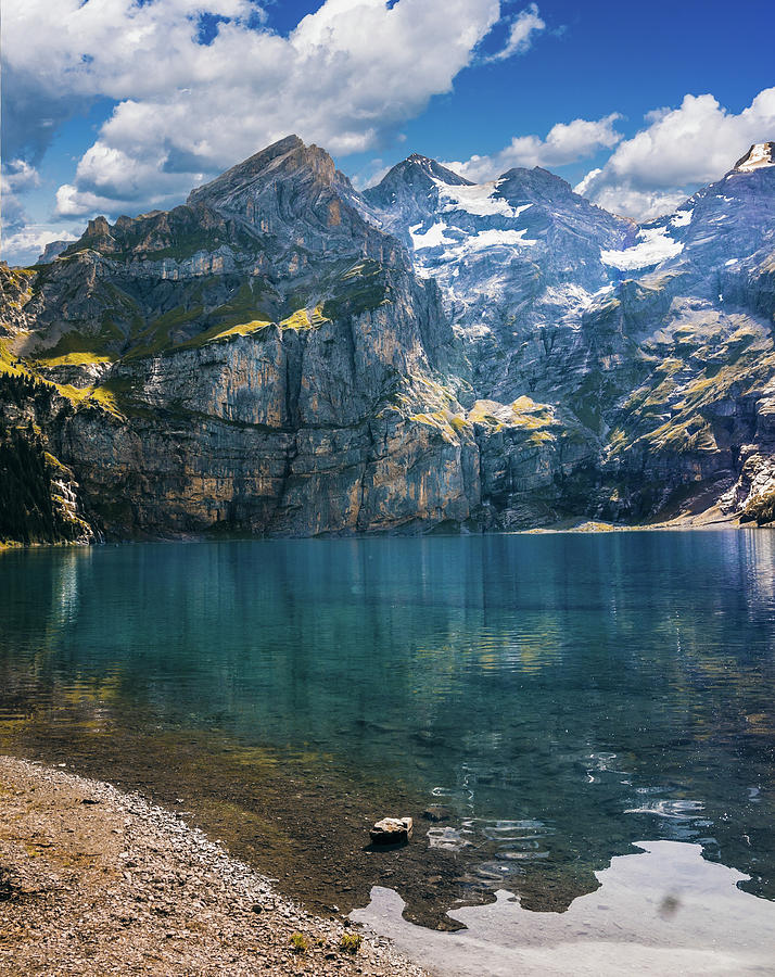 Lake Oeschinen Photograph by Felix Broennimann - Fine Art America