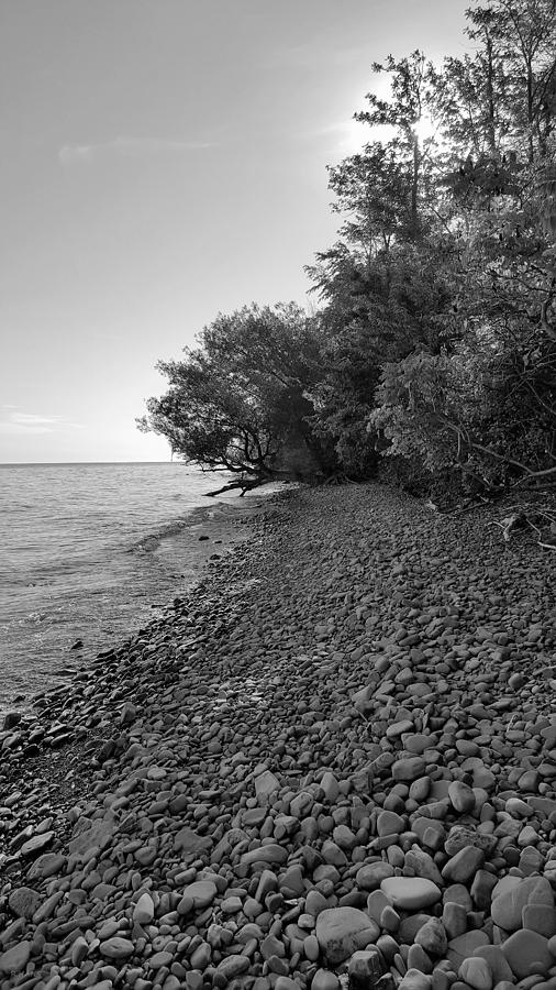 Lake Ontario B W 3 Photograph by Rob Hans