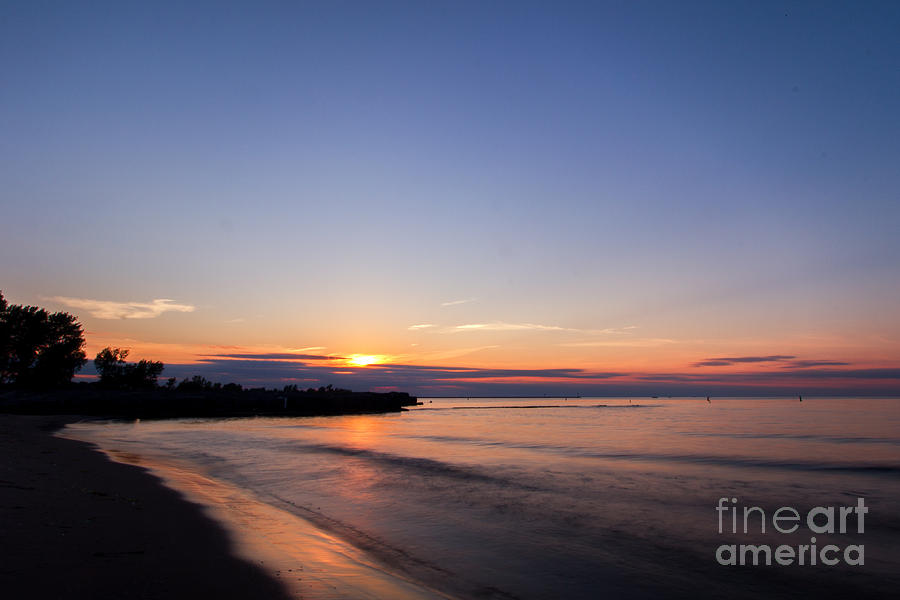 Lake Ontario Beach Sunset Photograph by Rod Best