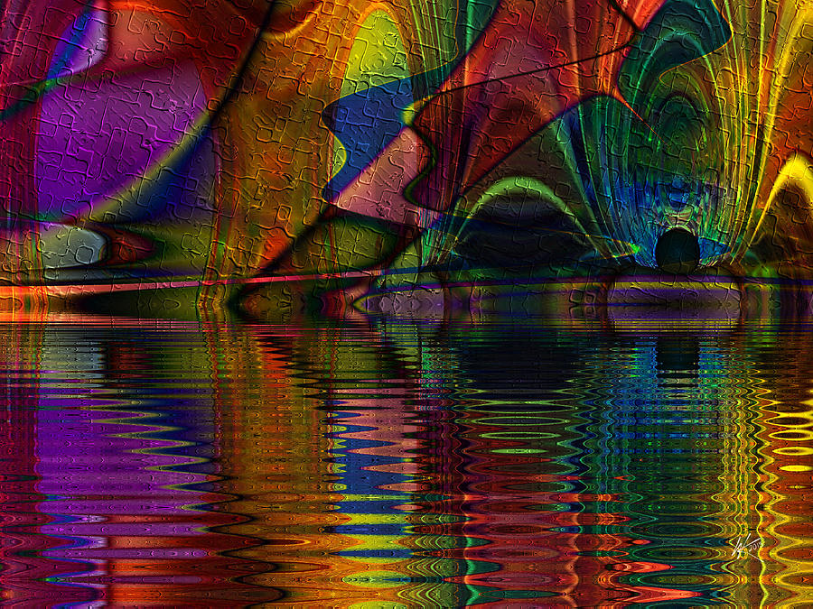Lake Opalescence Digital Art by Kiki Art