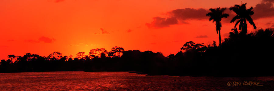 Lake Osborne Sunset Photograph by Don Durfee