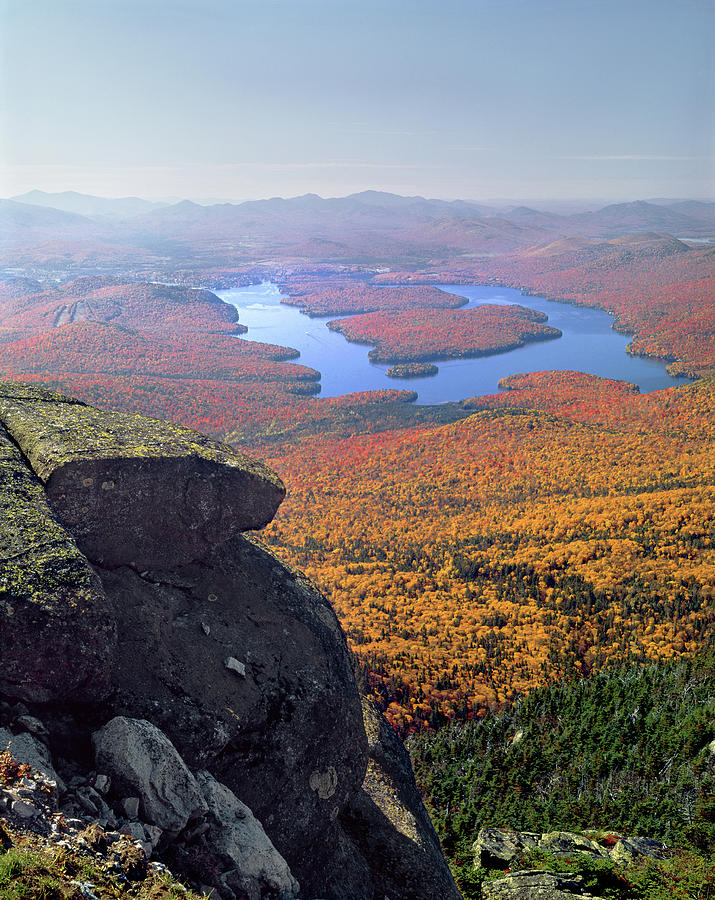 Lake Placid from Whiteface Mtn. V Photograph by Ed  Cooper Photography