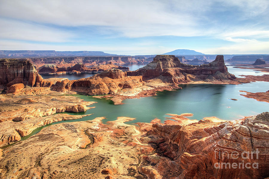 Lake Powell As Viewed From Alstrom Point Photograph by Spencer Baugh