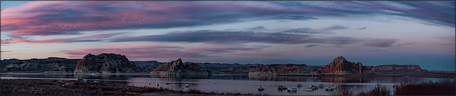Lake Powell Panorama Photograph by Erika Fawcett