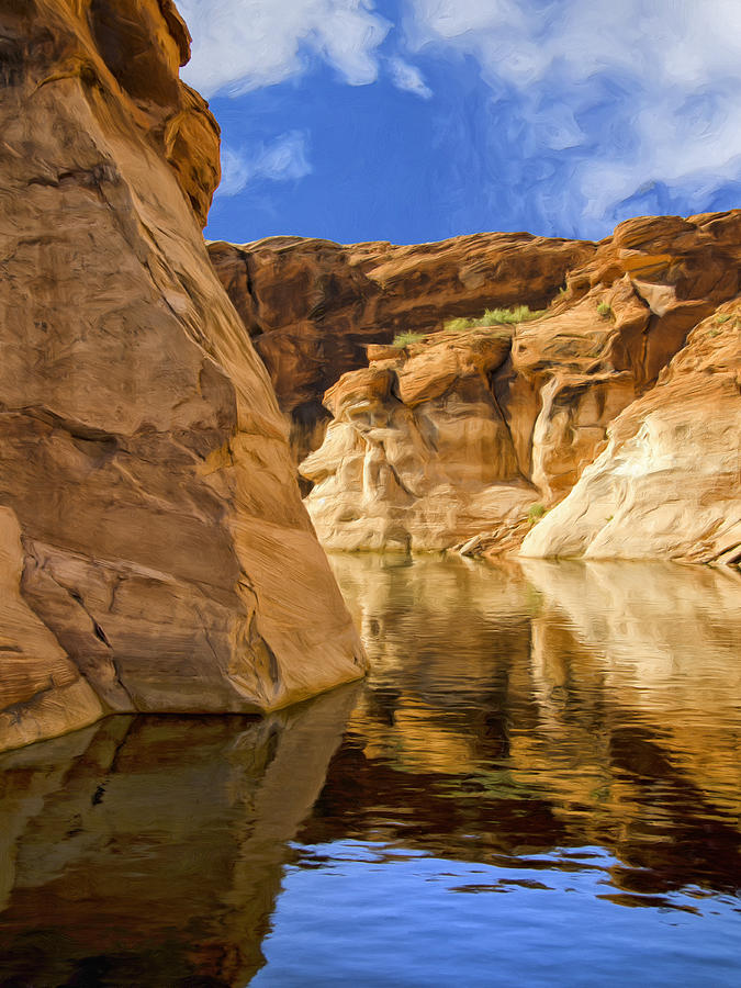 Lake Powell Stillness Painting by Dominic Piperata