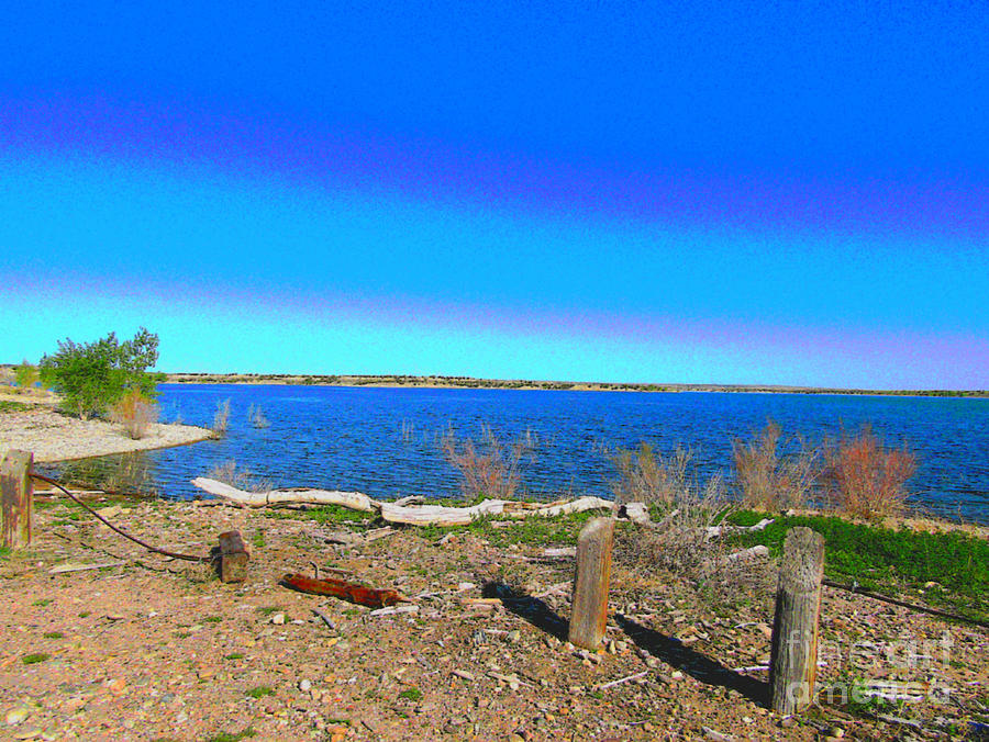 Lake Pueblo Painted Photograph by Kelly Awad