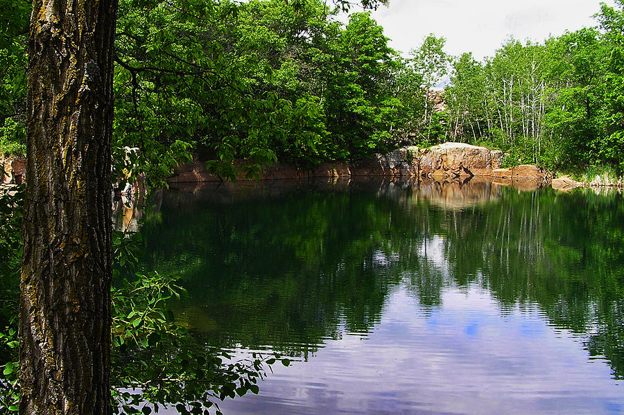 Lake Reflection Photograph by Cheryl Day