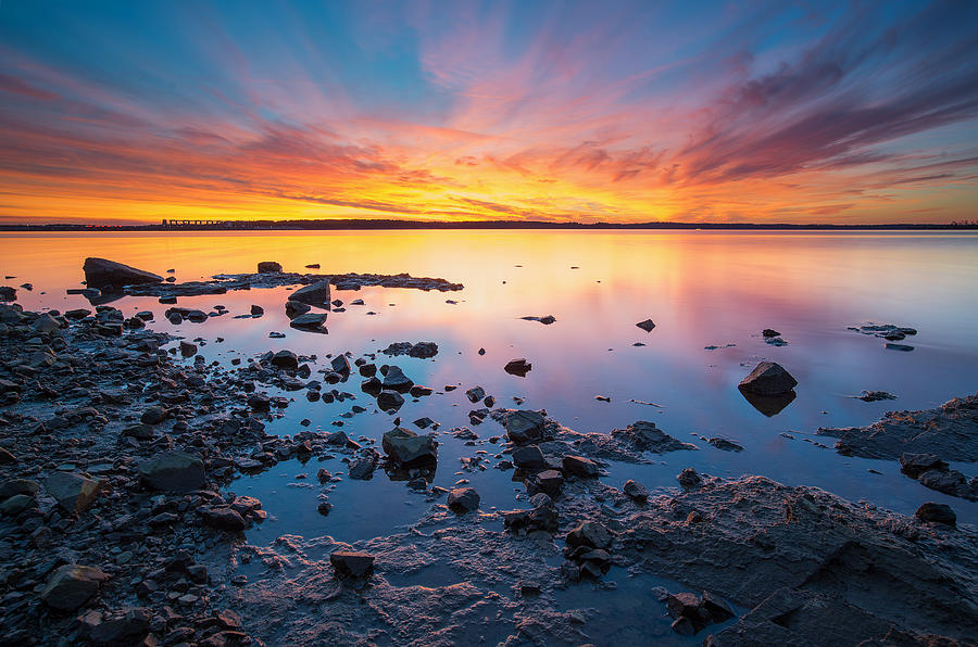 Sunset Photograph - Lake Russell 11 by Derek Thornton