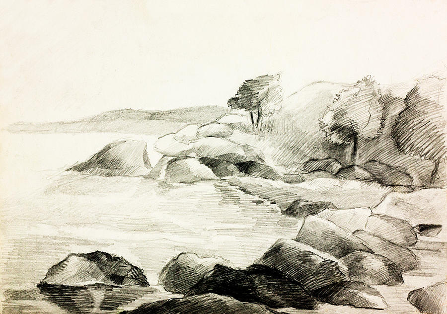Image result for sketch of a shore