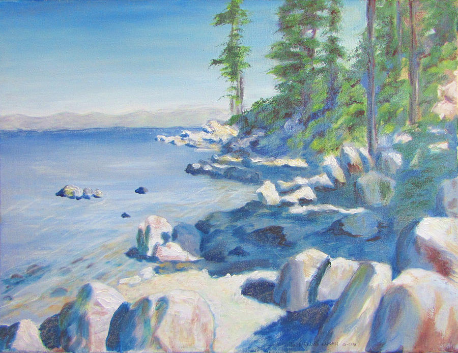 Lake Shoreline Painting by Jack Warren - Fine Art America