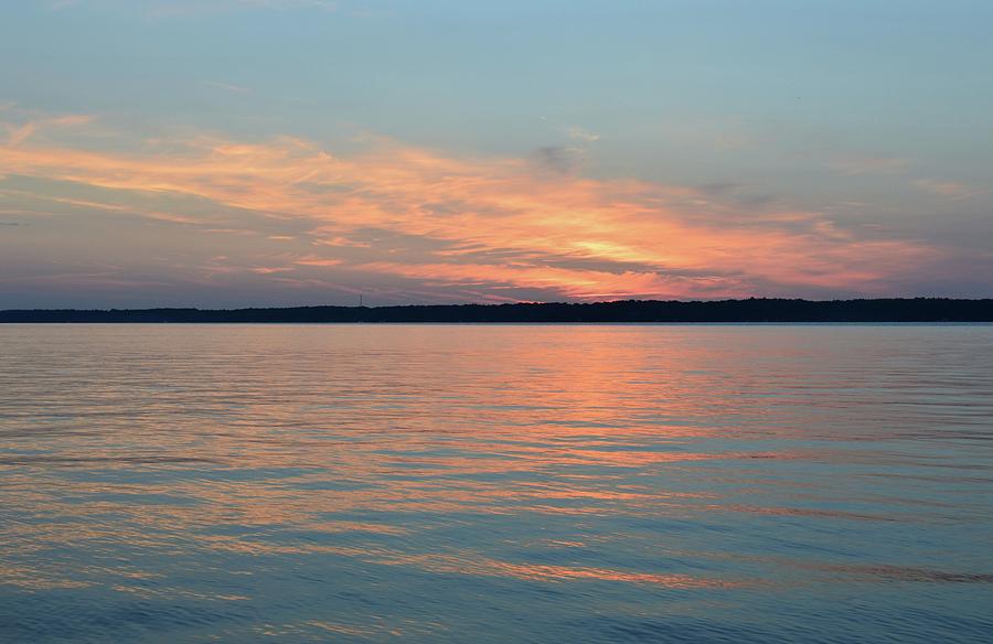 Lake Simcoe Sunset In Summer  Digital Art by Lyle Crump