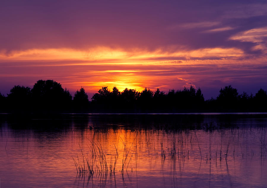 Lake Sunset 38 Photograph by Ricky Barnard