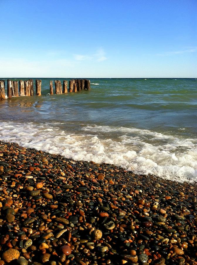 Lake Superior at Whitefish Point Photograph by Michelle Calkins
