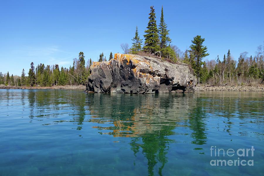 Lake Superior from my Kayak Photograph by Sandra Updyke