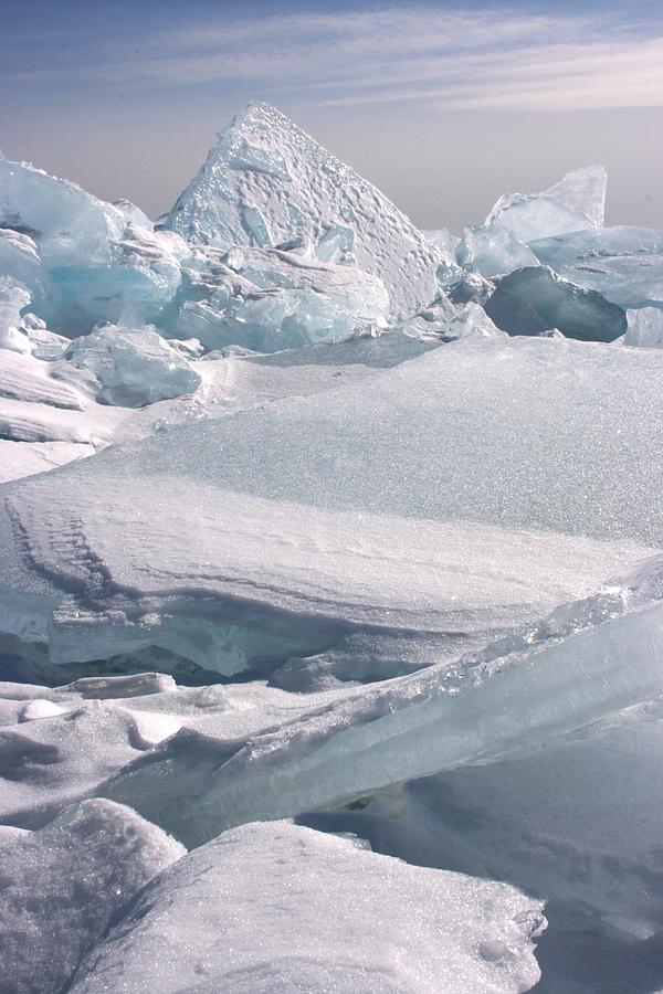 Lake Superior Ice Collection II Photograph by Angie Schutt