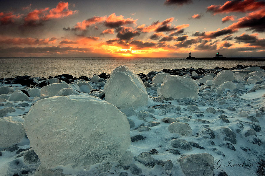 Lake Superior Ice Depository Photograph by Gregory Israelson