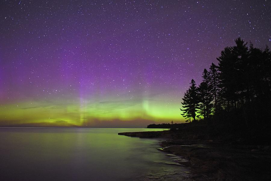 Lake Superior Lights Photograph by Kathryn Lund Johnson