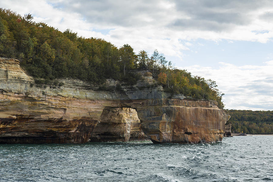 Nature Photograph - Lake Superior Pictured Rocks 19 by John Brueske
