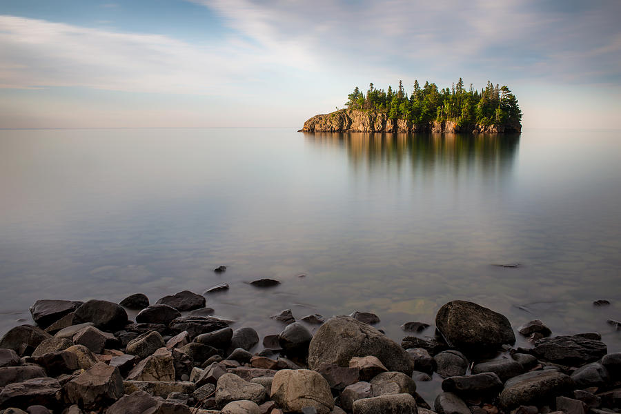 Lake Superior Serenity Photograph by Matt Hammerstein