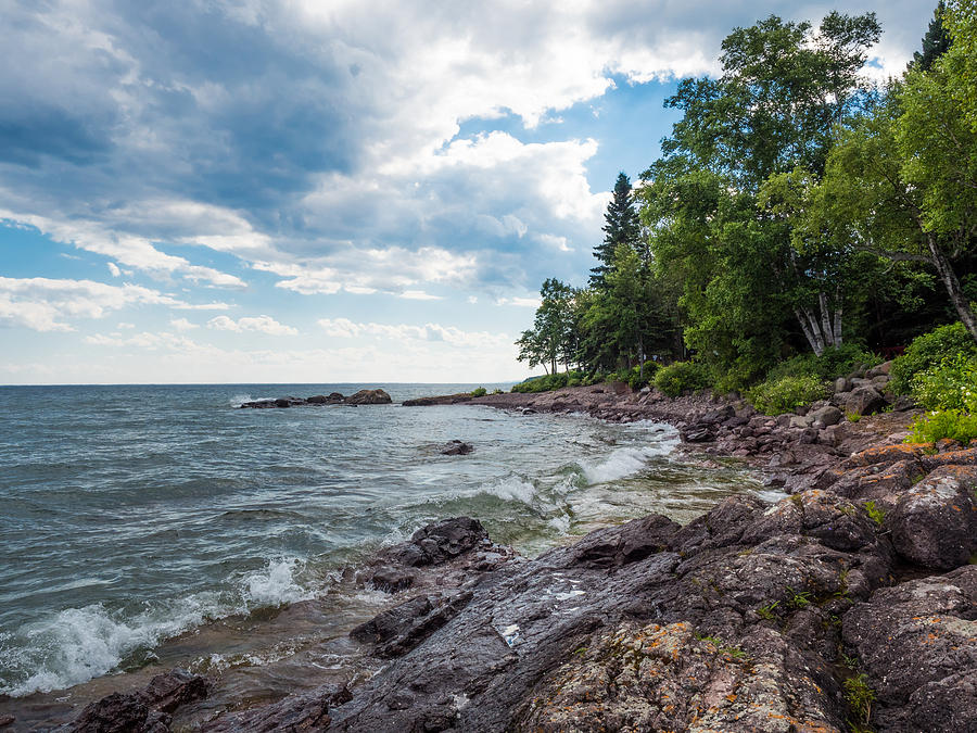 Lake Superior Shore in Lutsen 1 Photograph by AMB Fine Art Photography ...