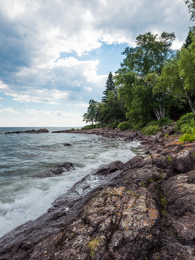 Lake Superior Shore in Lutsen 2 Photograph by AMB Fine Art Photography ...