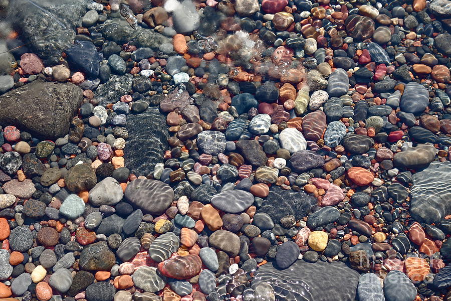 Lake Superior Stones Photograph by Sandra Updyke