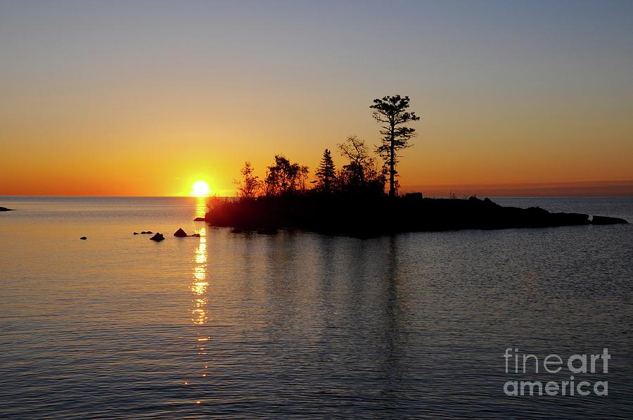 Lake Superior Sunrise  Photograph by Sandra Updyke